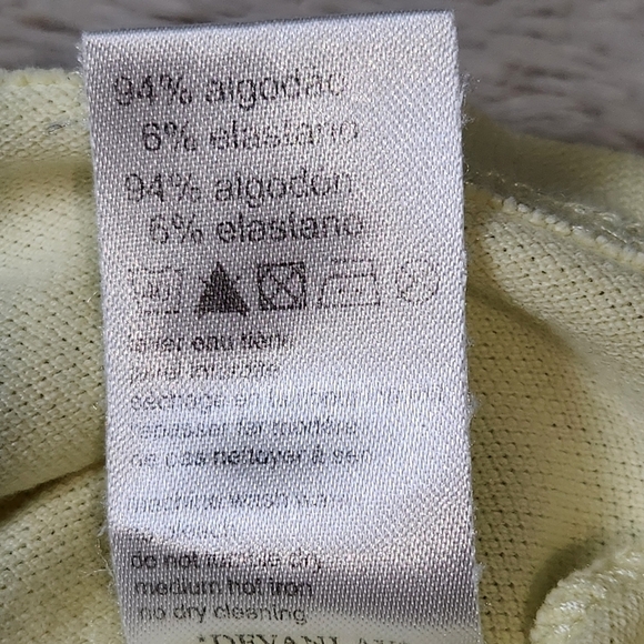 Polo shirt Cotton blend Soft yellow color Size L LACOSTE - Picture 9 of 12